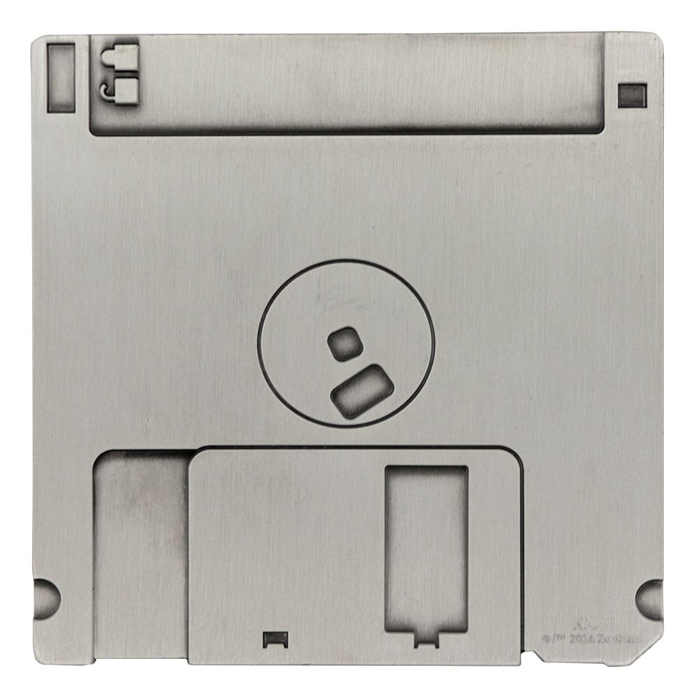 Verso de la réplique Floppy Disk Arena avec numéro d'édition limitée