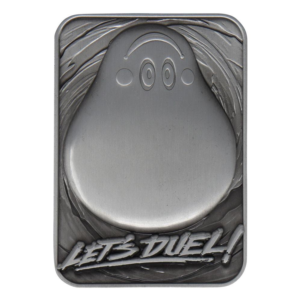Réplique carte Yu-Gi-Oh! Marshmallon FaNaTtik en métal, vue de face