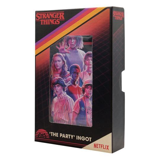 Détail du lingot Stranger Things avec numéro d'édition limitée