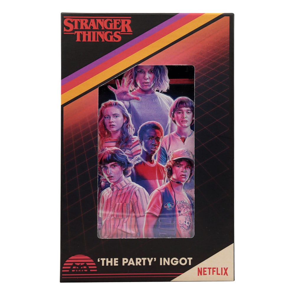 Vue arrière du lingot Stranger Things montrant le logo FaNaTtik