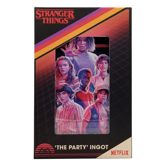 Vue arrière du lingot Stranger Things montrant le logo FaNaTtik
