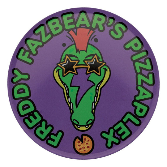 Gros plan sur la qualité d'impression d'un sous-verre FNaF