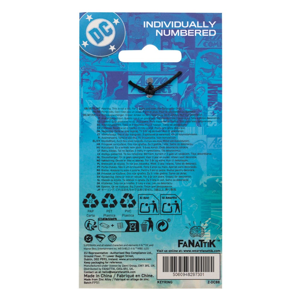 Porte-clés Superman FaNaTtik avec emballage collector