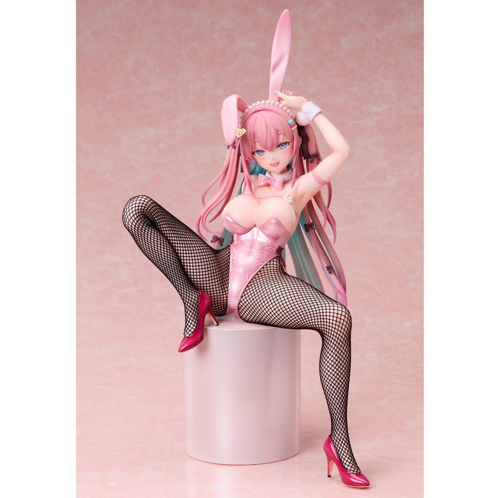 Vue latérale de la figurine Iro Bunny FREEing, montrant la pose dynamique
