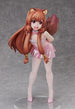 Gros plan sur les jambes et le socle de la figurine Raphtalia Bunny FREEing