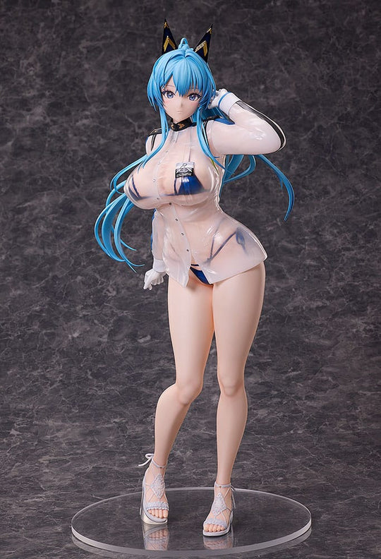Figurine Helm Aquamarine Nikke 42 cm FREEing, gros plan sur le visage