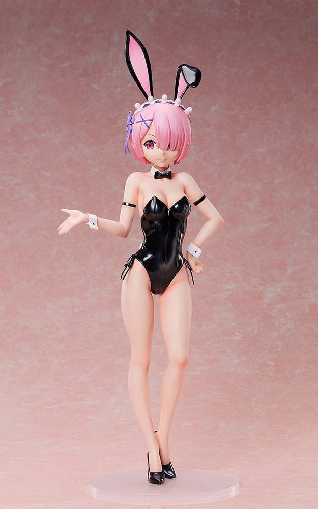 Figurine Ram Re:ZERO 1/4 FREEing - Vue de dos avec détails du costume