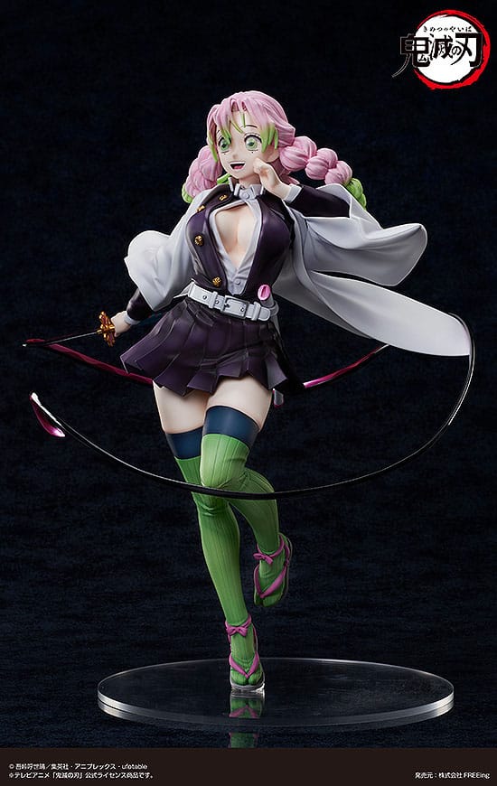 Vue arrière de la statuette Mitsuri Kanroji Demon Slayer FREEing