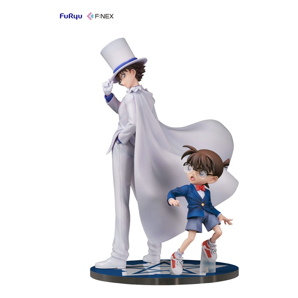 Statuette Détective Conan F:NEX Conan Edogawa et Kid the Phantom Thief, vue d'ensemble