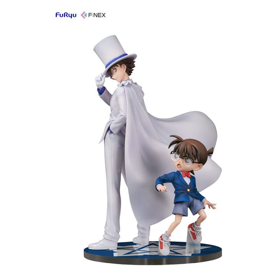 Statuette Détective Conan F:NEX Conan Edogawa et Kid the Phantom Thief, vue d'ensemble