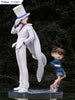 Détail de Kid the Phantom Thief, cape et expression, statuette Détective Conan