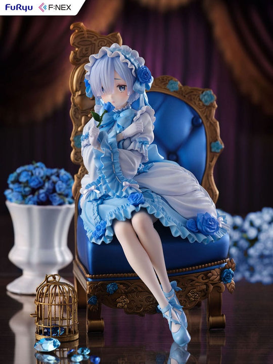 Figurine Rem Re:ZERO Gothic Ver. 1/7 en PVC, gros plan
