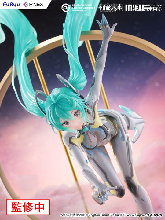 Furyu Hatsune Miku F:NEX, image promotionnelle de la figurine sur fond blanc