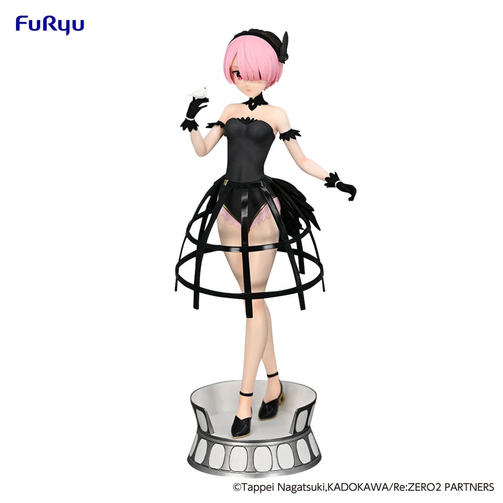 Statuette Re: Zero Ram Cage Dress Furyu PVC 22cm vue d'ensemble