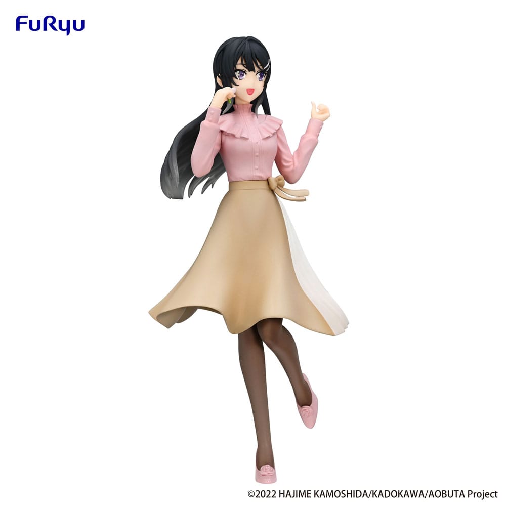 Arrière de la statuette Mai Sakurajima Spring Outfit Ver.