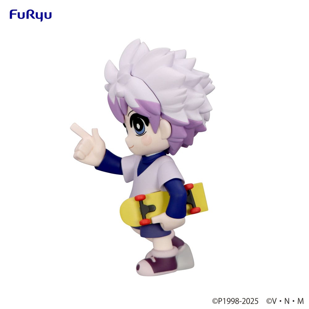 Figurine Killua Zoldyck Furyu - Détail du visage et des cheveux