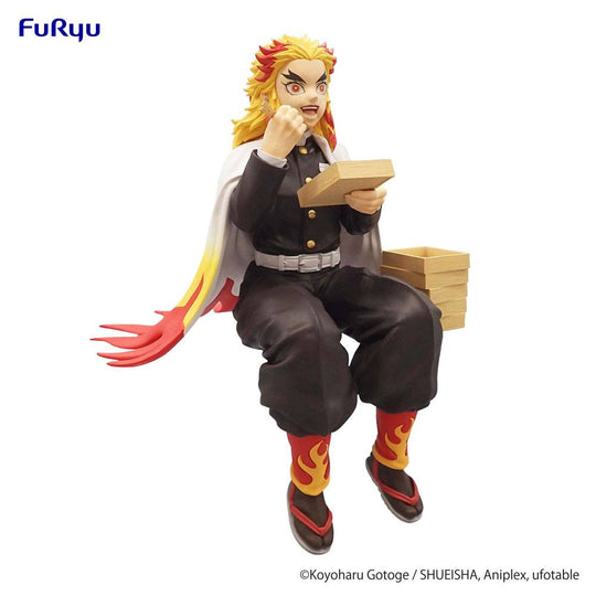 Vue latérale détaillée de la figurine Rengoku Kyojuro Furyu