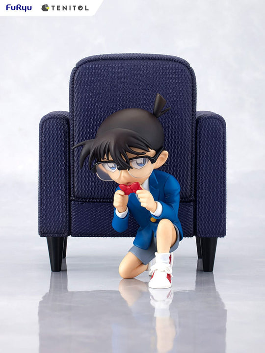 Statuette Détective Conan Edogawa Tenitol Furyu 10 cm vue de face
