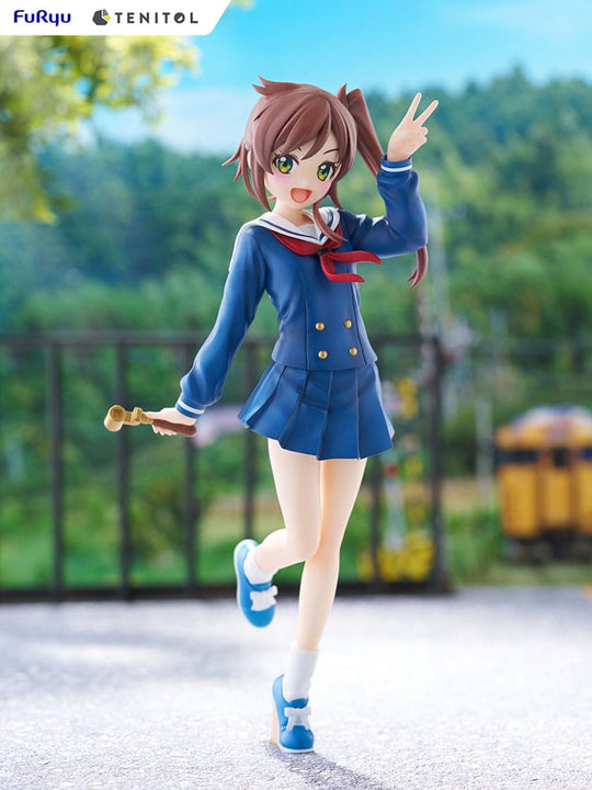 Figurine Shizuru Chikura Furyu 21cm détails du visage et des cheveux