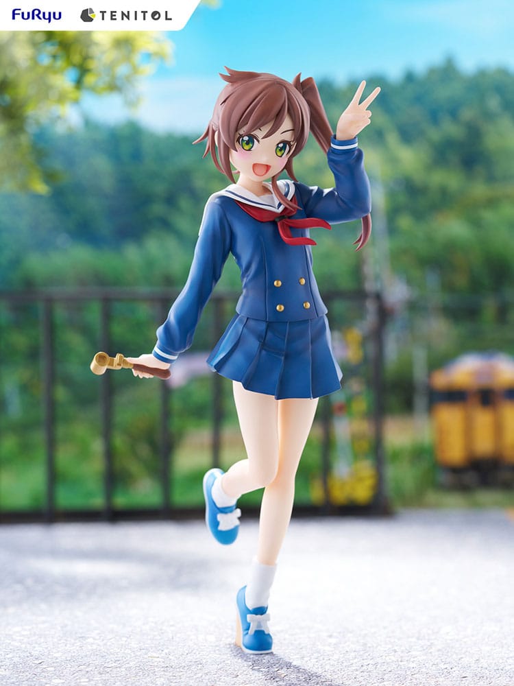 Figurine Shizuru Chikura Furyu 21cm détails du visage et des cheveux