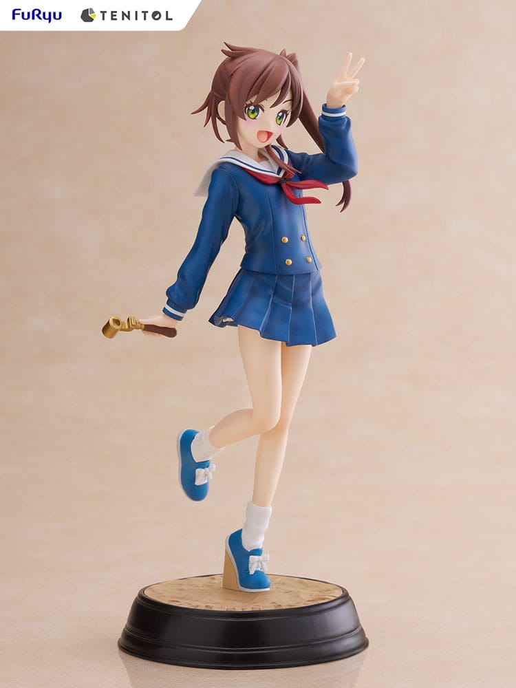Figurine de collection Shizuru Chikura Train to the End of the World sur fond neutre