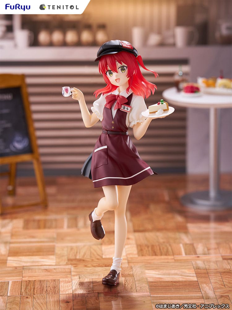 Figurine Ikuyo Kita PVC Furyu, gros plan sur le visage et les cheveux