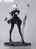 Statuette NieR:Automata 2B Ver1.1a Tenitol Furyu, gros plan sur le visage et les cheveux