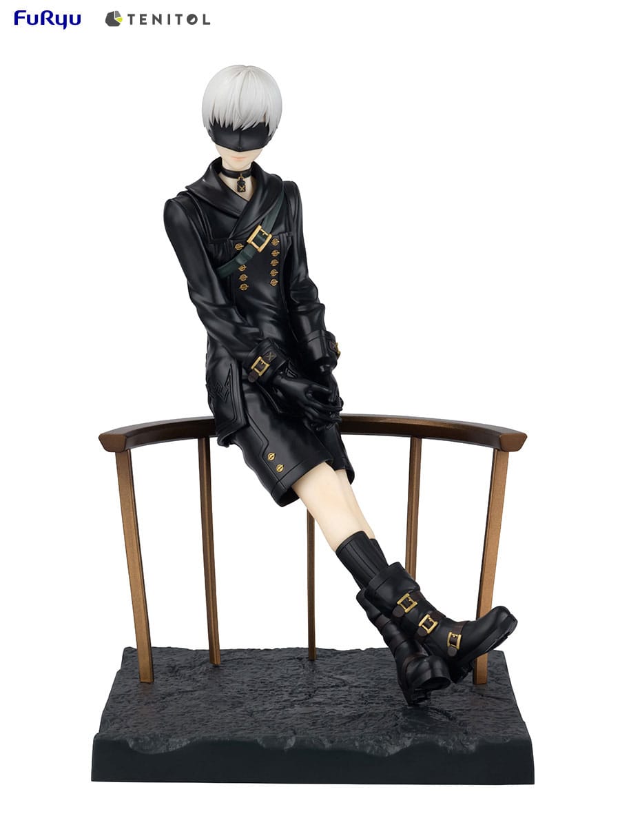 Statuette NieR:Automata 9S Ver1.1a Tenitol Furyu, vue d'ensemble frontale