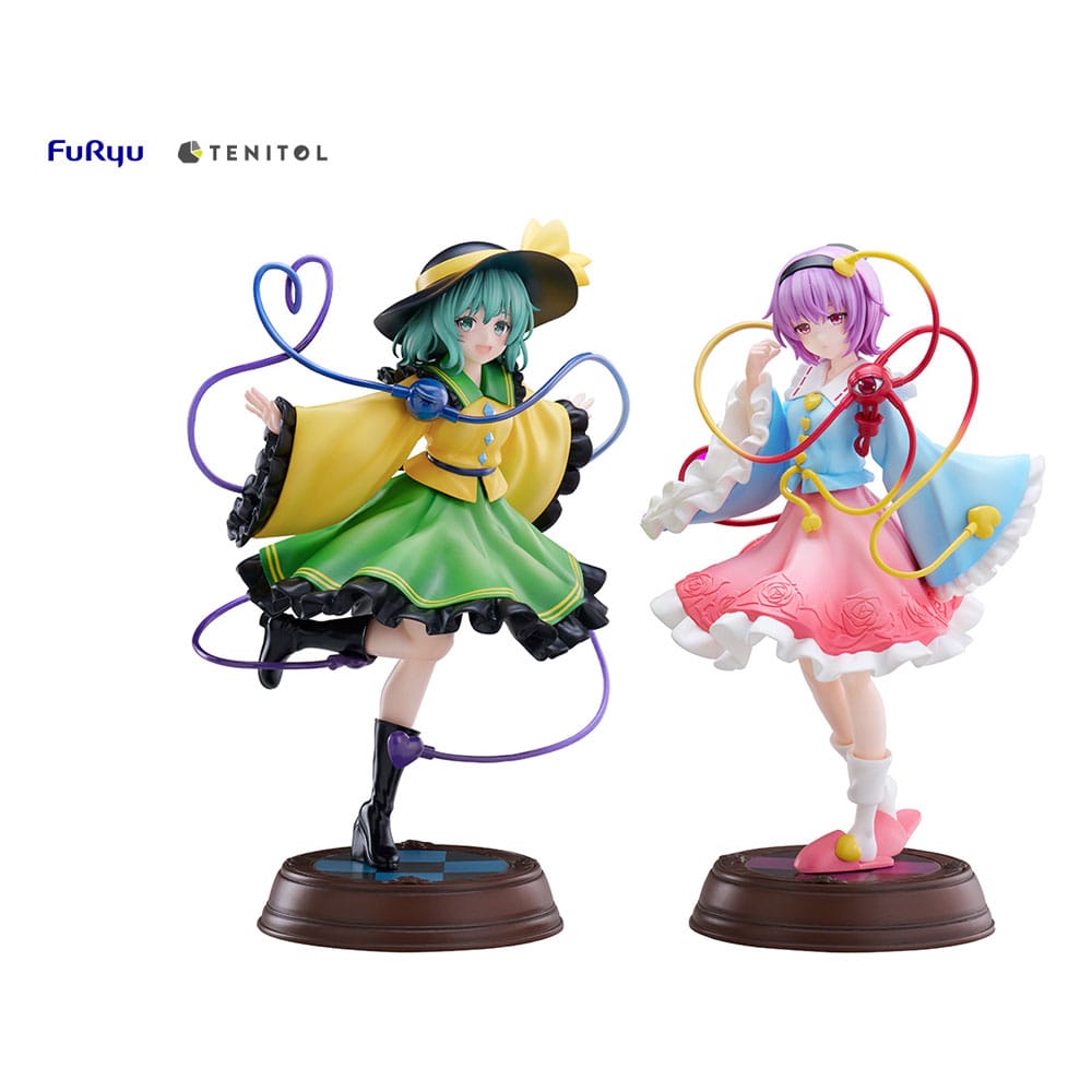 Statuette Touhou Project Koishi Komeiji et Satori Komeiji Tenitol Furyu vue d'ensemble