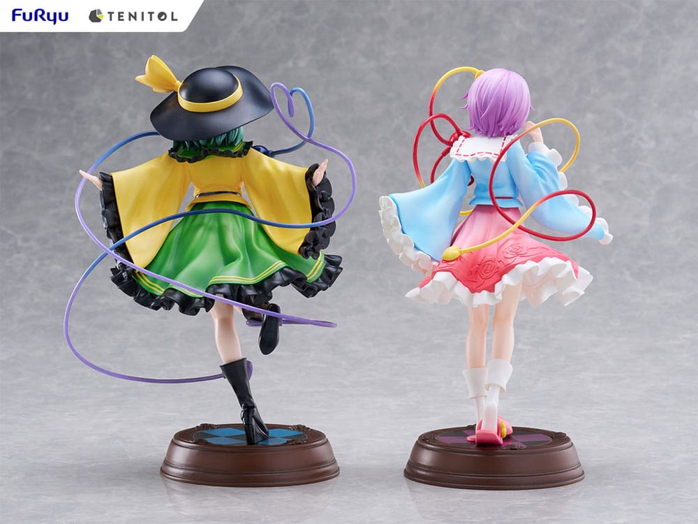 Statuette Touhou Project Tenitol Koishi et Satori Komeiji sur socle