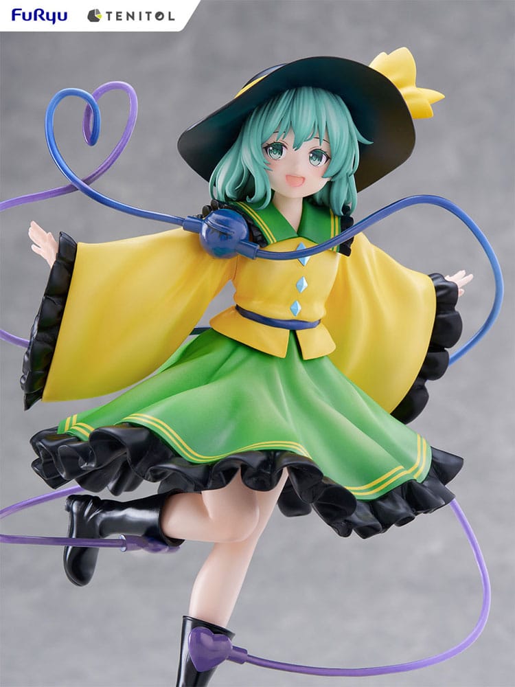 Vue latérale des statuettes Koishi et Satori Komeiji