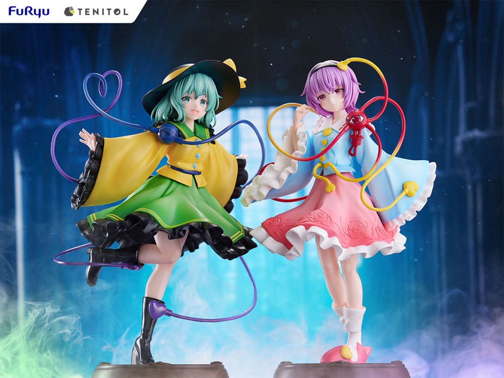 Statuette Touhou Project Koishi et Satori Komeiji, vue artistique