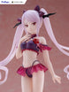 Vue latérale de la statuette Furyu Shalltear, montrant sa pose