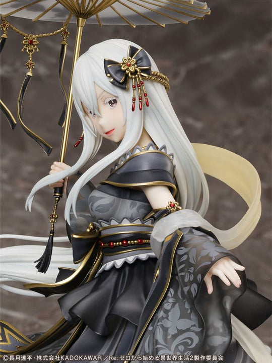 Echidna Furyu 25cm, vue de dos, fluidité des tissus Hanfu