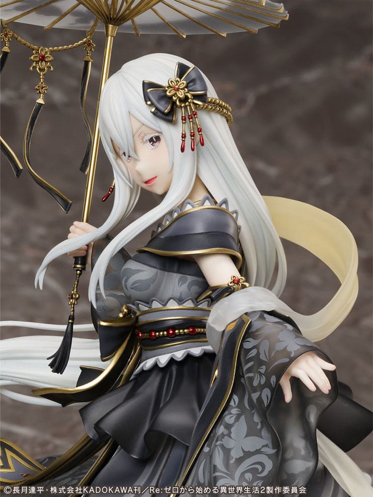 Echidna Furyu 25cm, vue de dos, fluidité des tissus Hanfu