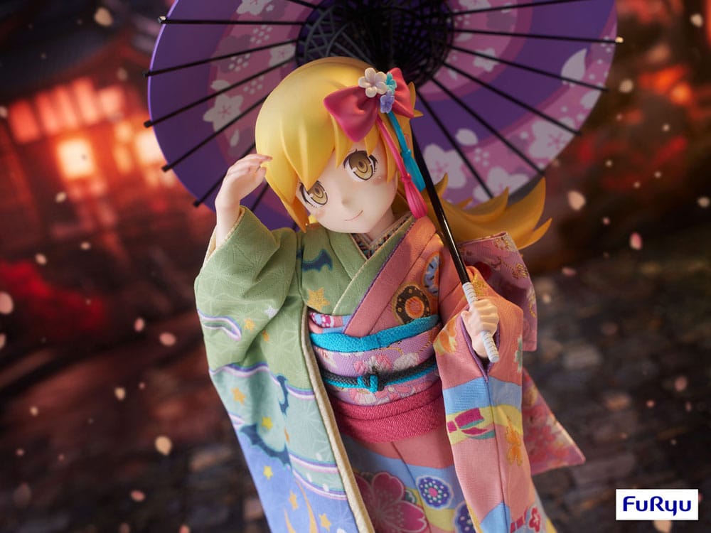 Vue latérale de la figurine Shinobu Oshino Monogatari Furyu