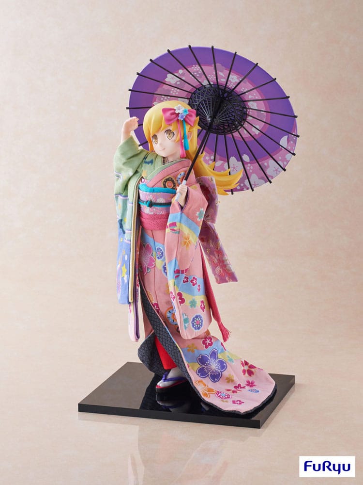 Emballage boîte-fenêtre de la statuette Shinobu Oshino 1/4