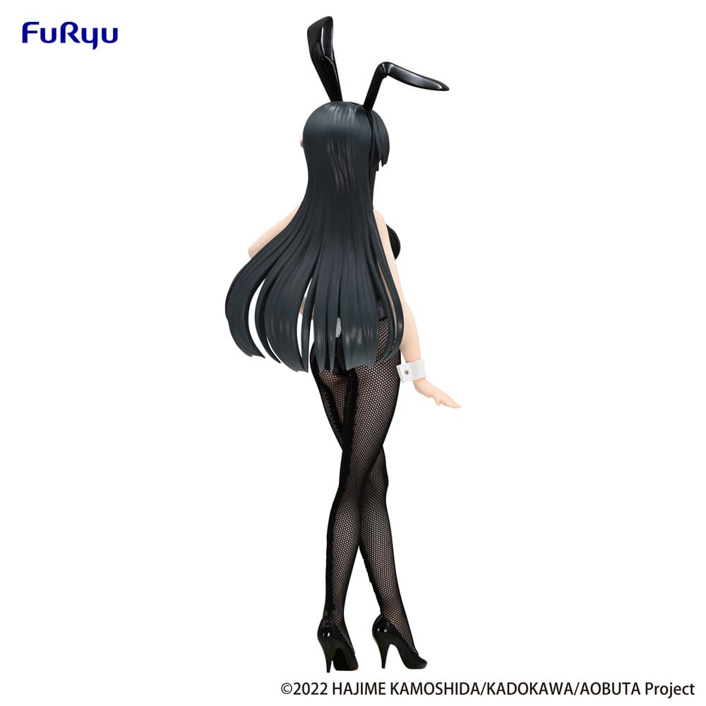 Statuette Furyu BiCute Bunnies Mai Sakurajima sur son socle