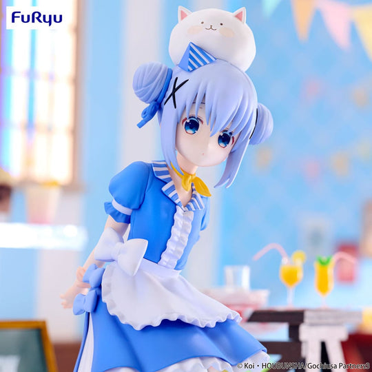Figurine Chino Bloom Gochiusa Furyu en PVC détails