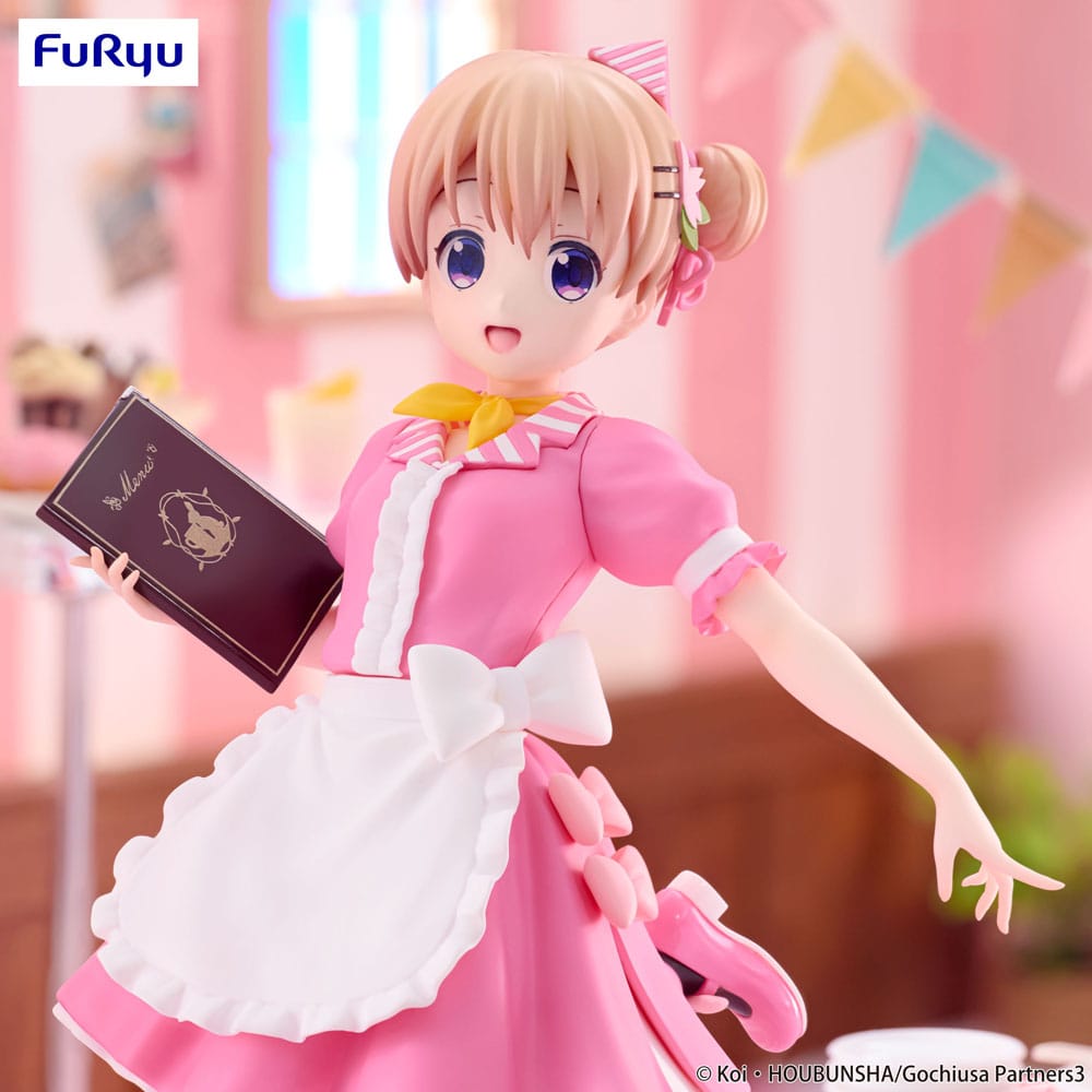 Figurine PVC Cocoa Hoto Gochiusa 20cm, gros plan sur le visage et les cheveux