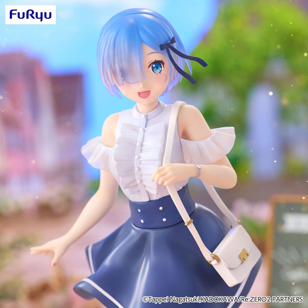 Statuette Rem Re:Zero Date Plan Ver. Furyu vue latérale gauche