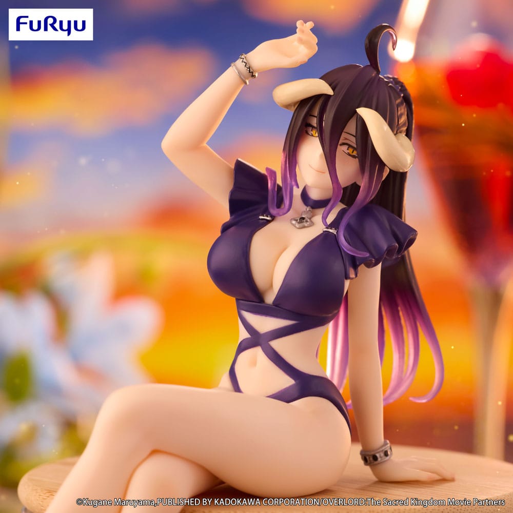 Figurine Albedo Noodle Stopper Overlord en PVC couleur Dark Purple