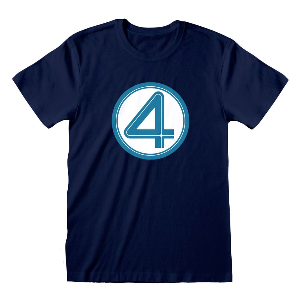 T-Shirt Fantastic 4 Emblème Officiel XL 100% Coton Heroes Inc