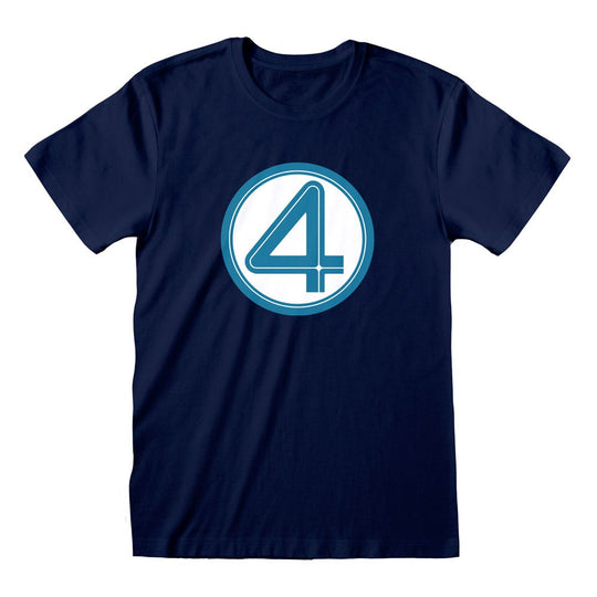T-Shirt Fantastic 4 Emblem Marvel officiel en coton