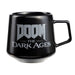 Mug officiel Doom The Dark Ages DEVplus vue de face avec logo