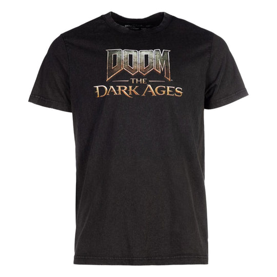 T-shirt Doom The Dark Ages Logo Washed Out (L) DEVplus, vue de face sur fond uni