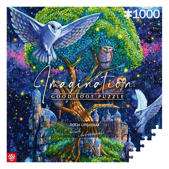 Puzzle Roch Urbaniak Imagination Owl Island 1000 pièces Good Loot