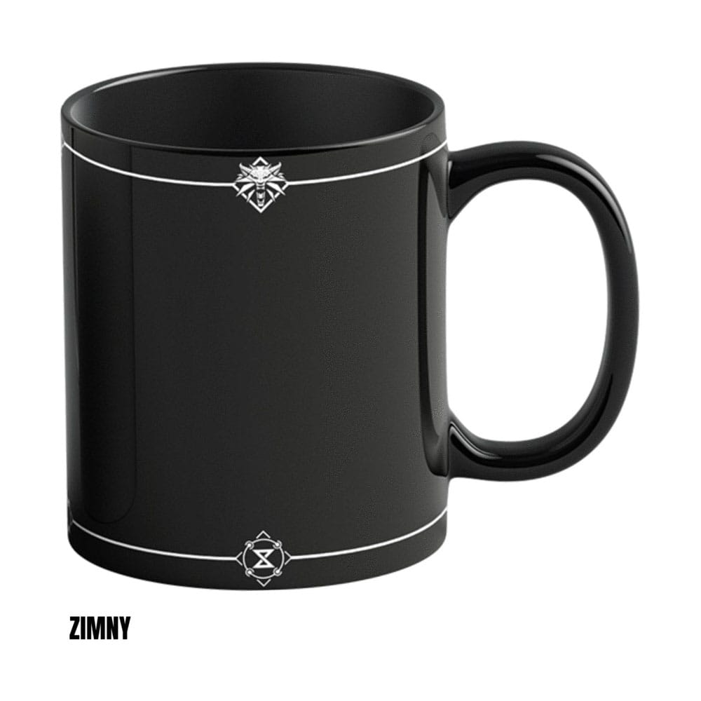 Mug The Witcher 3 Wild Hunt effet thermique, Geralt et Ciri révélés (chaud)