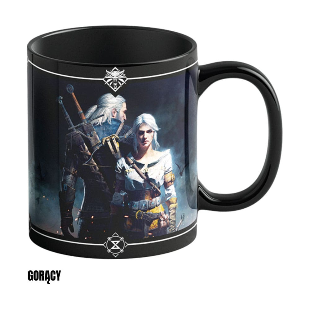 Mug The Witcher 3 Wild Hunt Geralt & Ciri 480ml Good Loot, vue d'ensemble