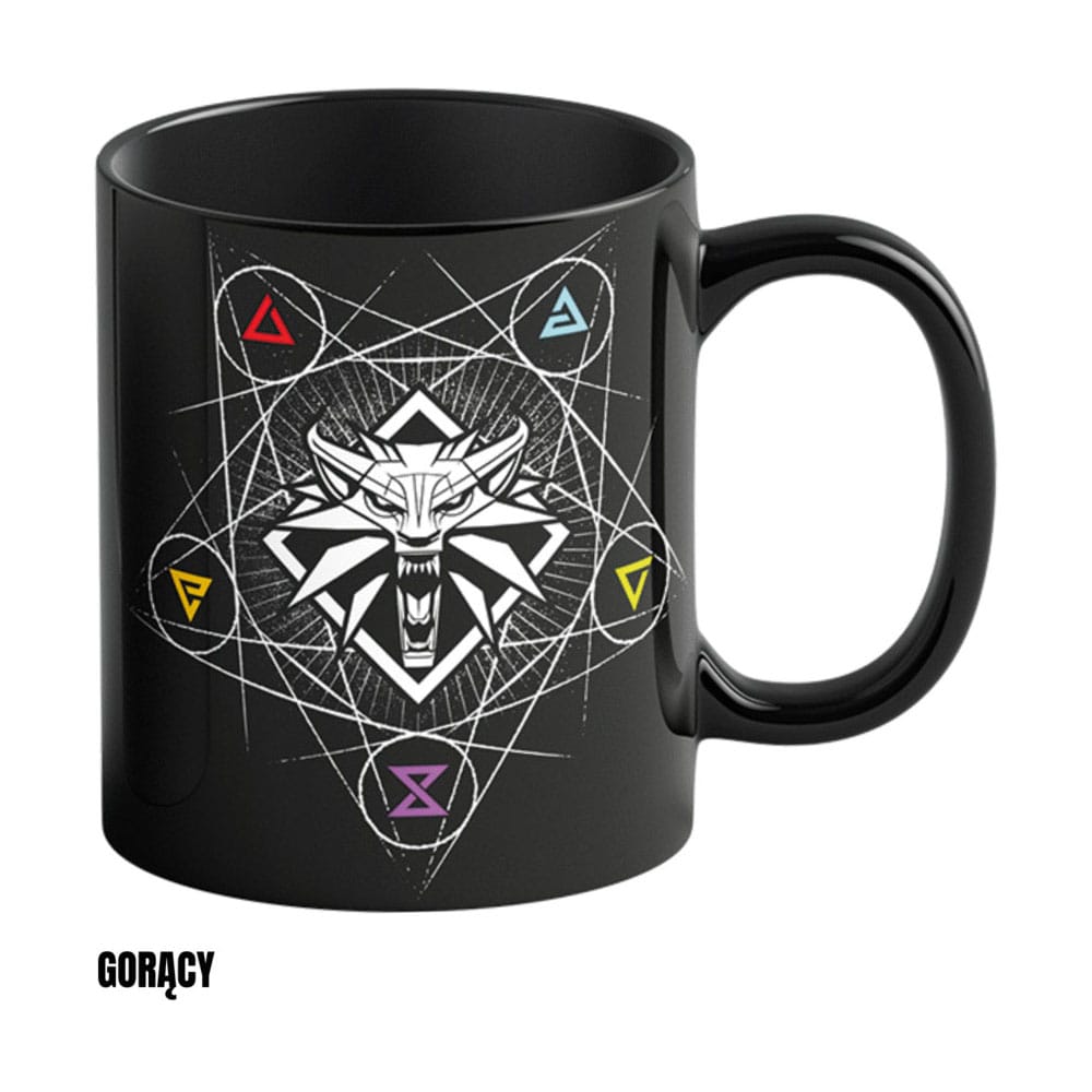 Mug The Witcher III Wild Hunt Signes Witcher activés par la chaleur